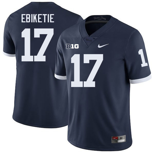 Arnold Ebiketie Penn State Jersey,PSU Nittany Lions #17 Arnold Ebiketie Football Uniforms-Retro